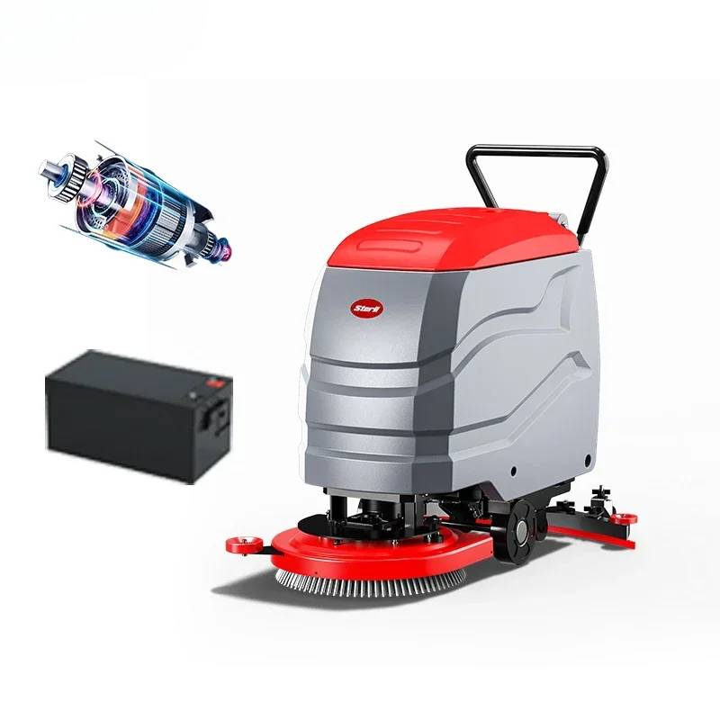 Selected Good Items Professional Industrial And Commercial Use Of A New Type Of Hand Pushed Rear Floor Cleaning Machine
