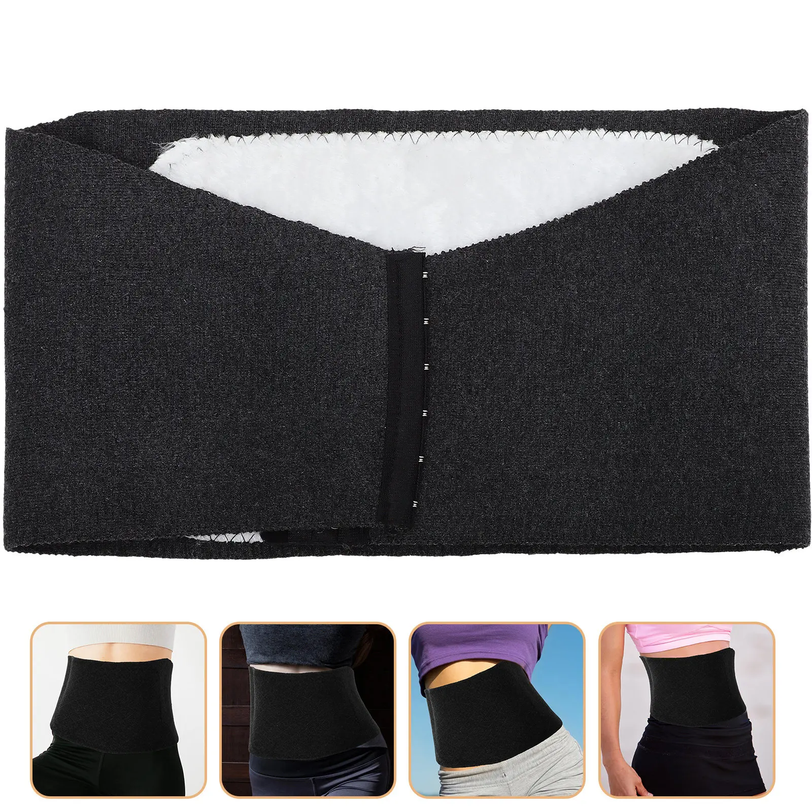 

Premium Thick Waist Band for Men Women Warmth Retaining Lumbar Support Belt Winter Accessory Household Kidney Support Gear