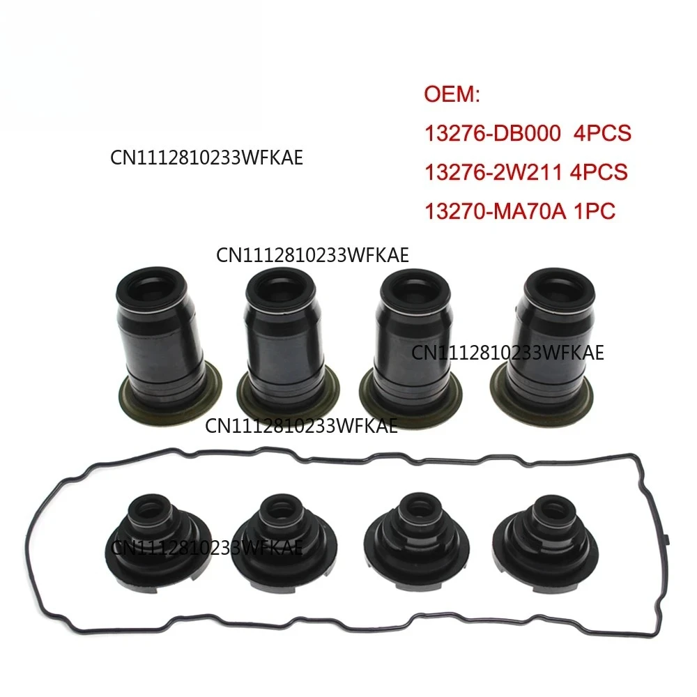 Valve Rocker Cover Gasket Fuel Injector Seal Kit For Nissan Patrol GU Y61 3.0TDi DDi ZD30 2000 2001 2002 2003 2004 2005 2006+