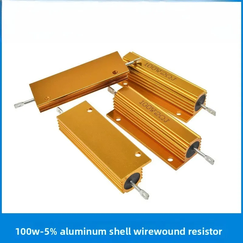 Aluminum shell winding cement resistor 100W0.1R/0.5/1/2/3/5/6/10/20/50/100/1K ohm