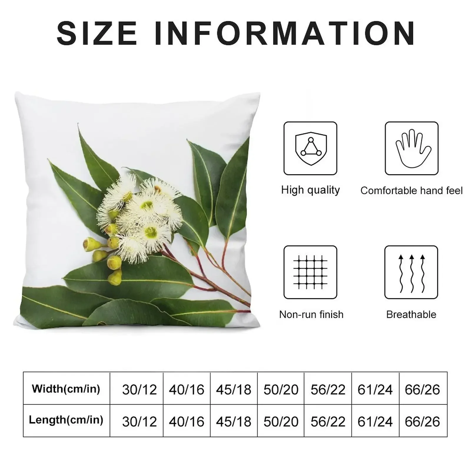 Eucalypt Marri flowers, Western Australia Throw Pillow Christmas Pillow Cases Sofa Cushion Cover christmas supplies pillow