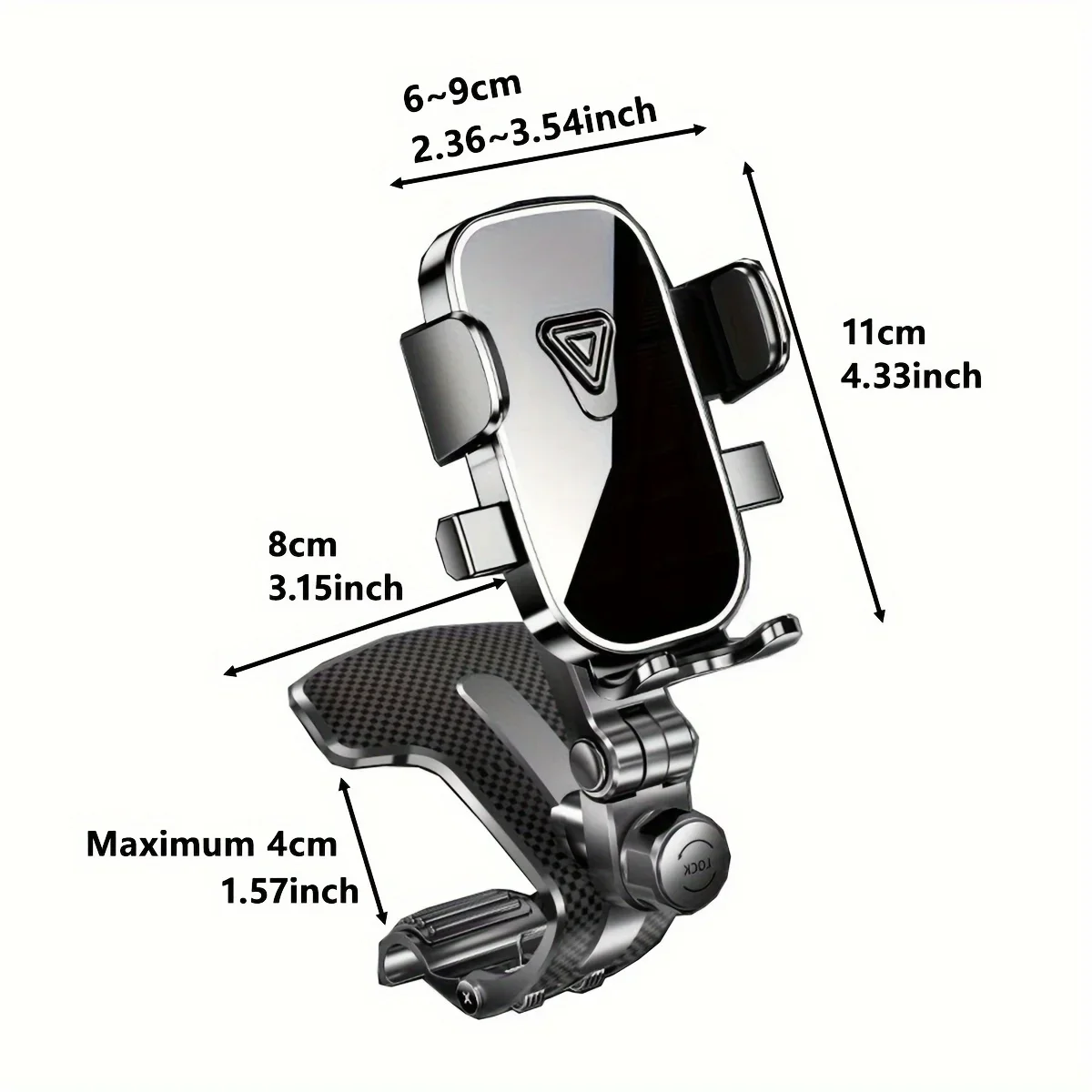 Universal Car Phone Holder Stand Dashboard Car Clip Mount GPS Display Bracket Car Mobile Phone Support For iPhone Samsung Xiaomi