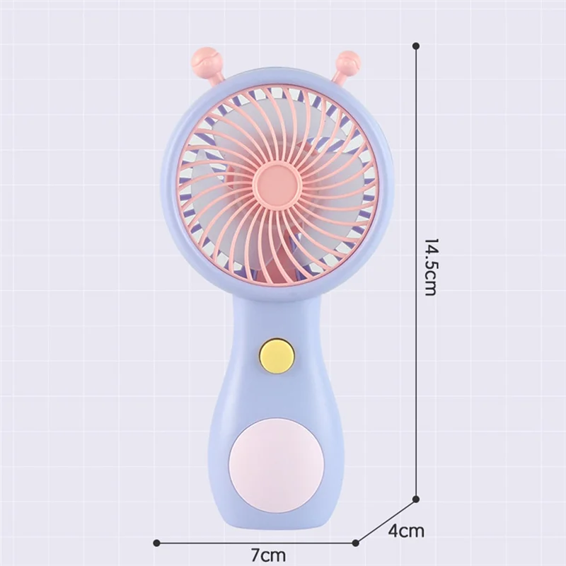 A005-Cute caracol ventilador de carregamento portátil mini portátil carregamento usb portátil mini ventilador doméstico ao ar livre bolso ventilador compacto