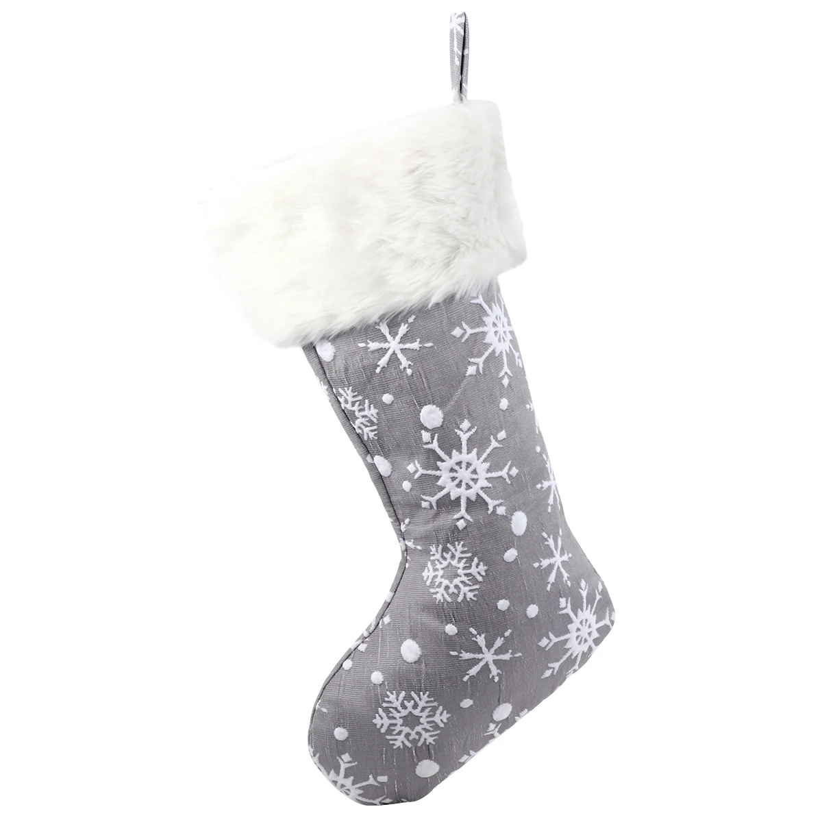 

Christmas Stocking Gift Bag Santa Claus Decoration Candy Pouch Socks Red Wear Resistant Eco Friendly Non Fading Present