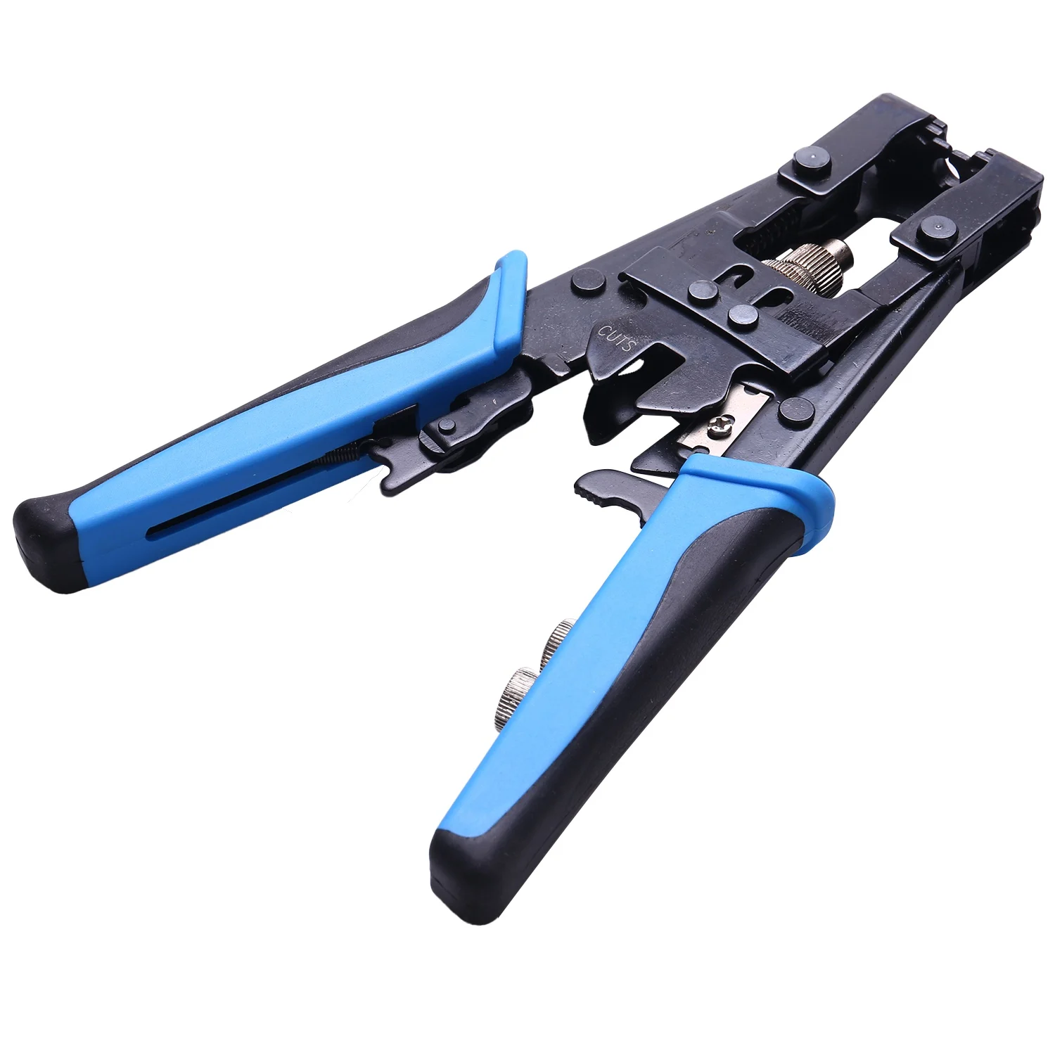 

【Lowest-Price!】Durable Coax Compression Crimper Tool Bnc/Rca/F Crimp Connector Rg59/58/6 Cable Wire Cutter Adjustable Crimping P