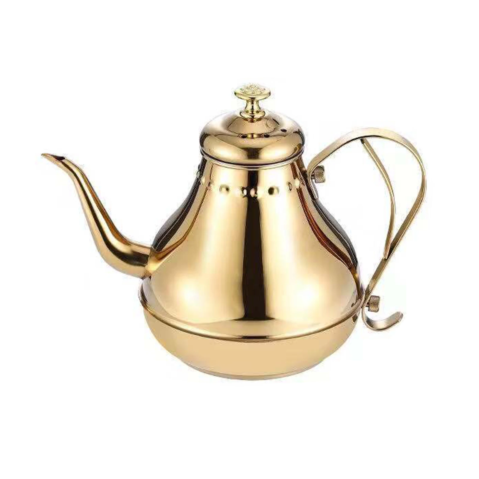 

1.2L Teapot With Tea Filter 304 Stainless Steel Coffee Tea Pot Water Kettle Induction Cooker Stove Universal Kitchen Tool