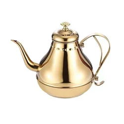 1.2L Teapot With Tea Filter 304 Stainless Steel Coffee Tea Pot Water Kettle Induction Cooker Stove Universal Kitchen Tool