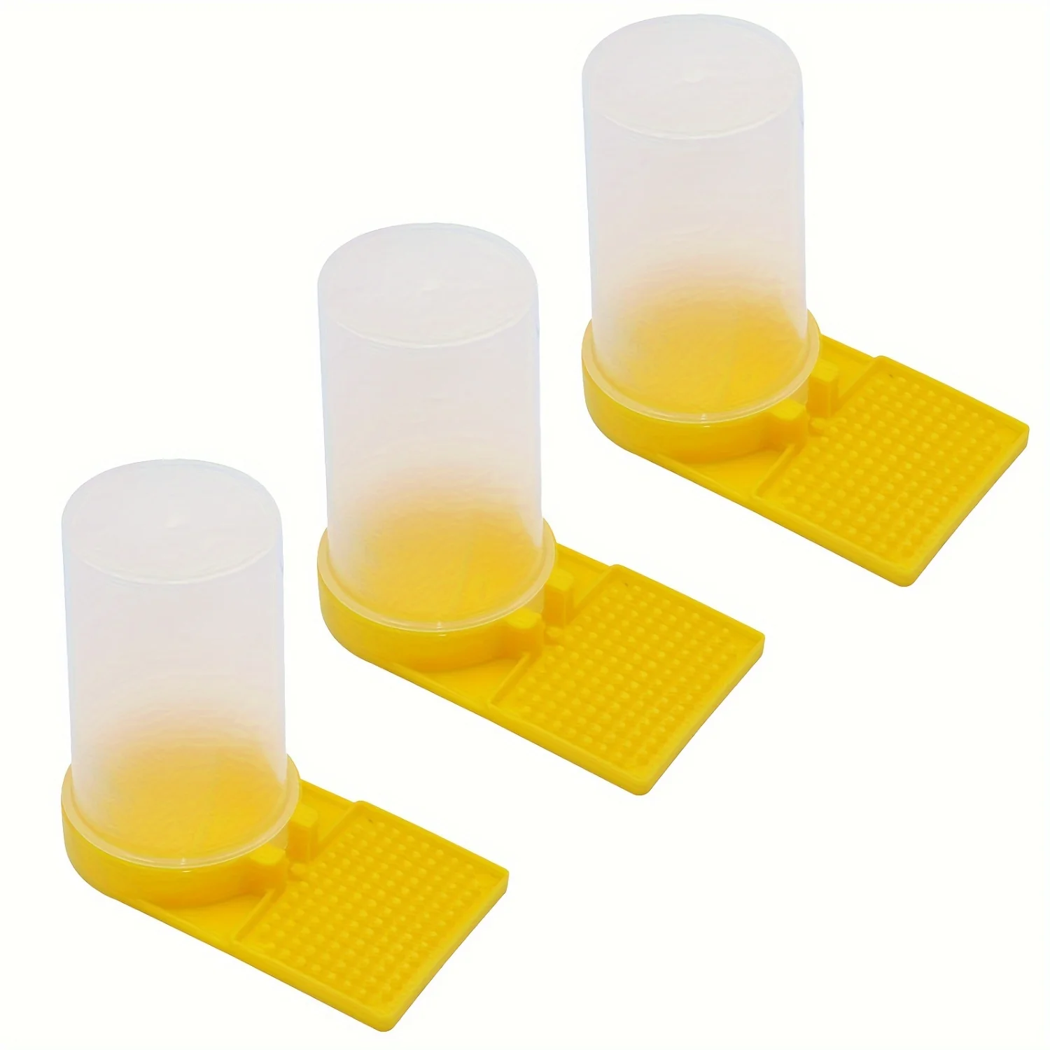 3-Pack Plastic Bee Feeder, Beehive Water Dispenser, Entrance Feeder - Beekeeper Tools Bee keeping equipment Beehive Bee keeping