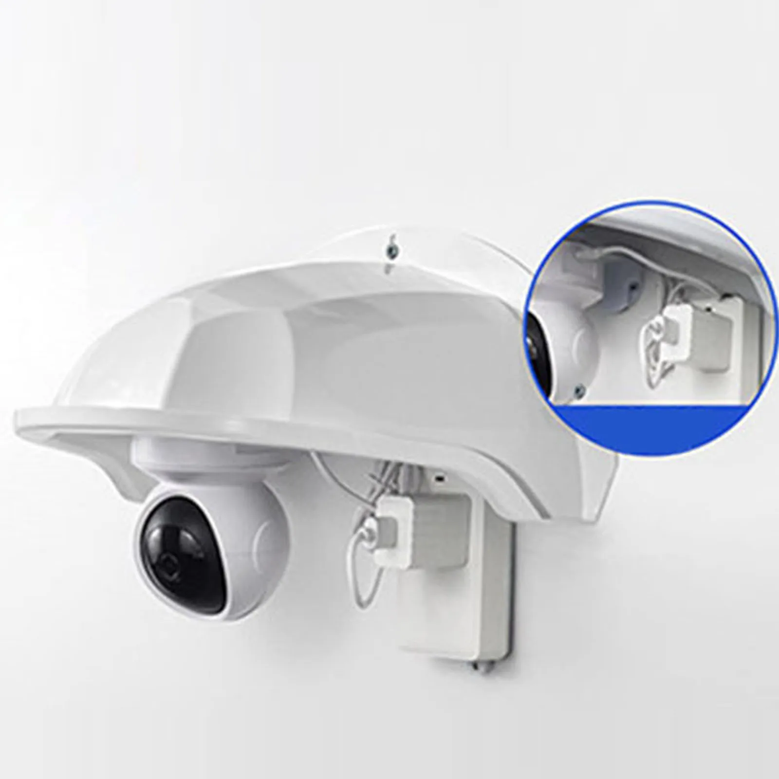 Security Camera Top Cover Protective Roof Accessory Simple Installation Professional Durable Waterproof Rain Sun Shade Universal