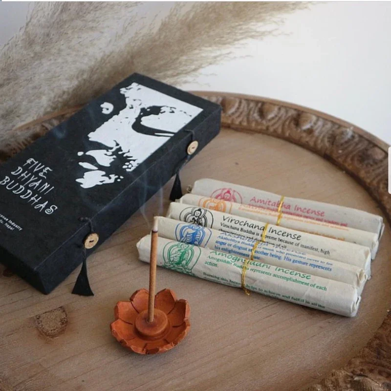 

Natural Plant Thread Incense Gift Box Home Indoor/Office/Temple Buddhist Meditation Incense Purification/soothing Aromatherapy