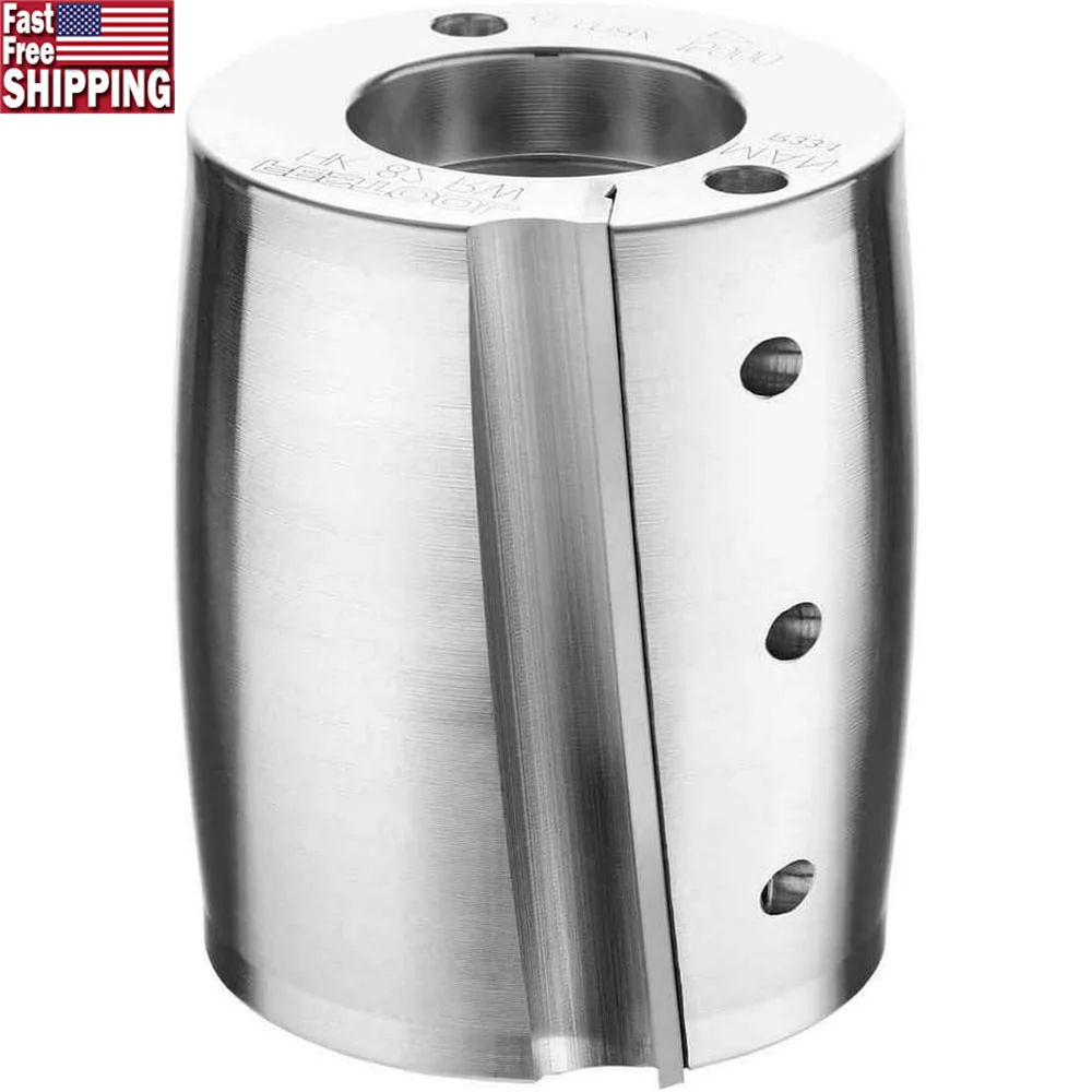 

Rustic Undulating Planer Head Spiral Cutting Blade HSS Aluminum Tool Self-aligning Precision Ground Durable Planing Accessories