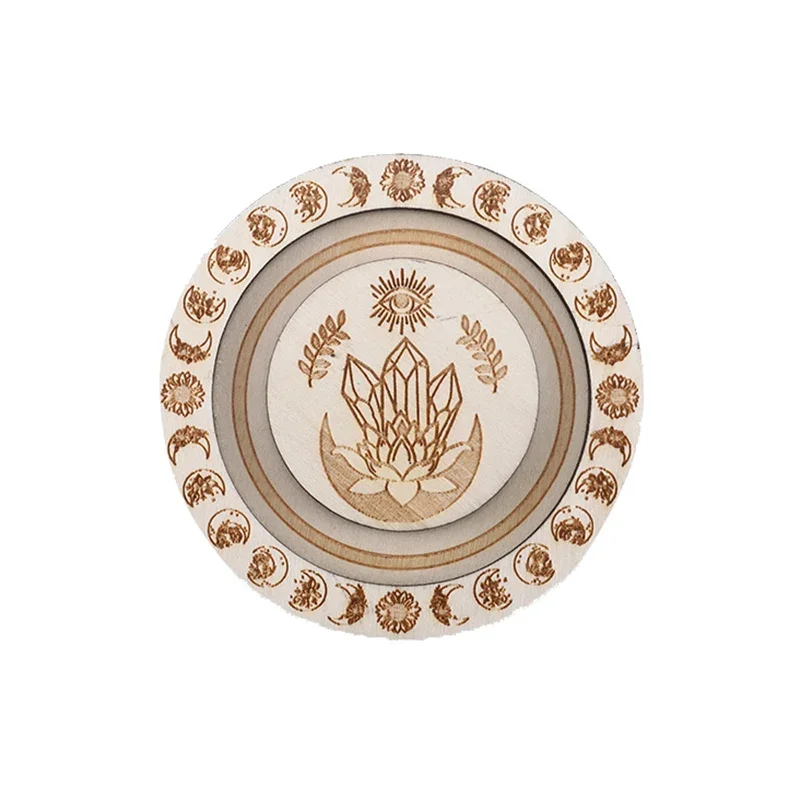 سوار عرض بطاقة التارو علم التنجيم العرافة سوار خشبي صينية مجوهرات صينية الخرز المستديرة عرض مجلس طبيعي ديكور المنزل #2