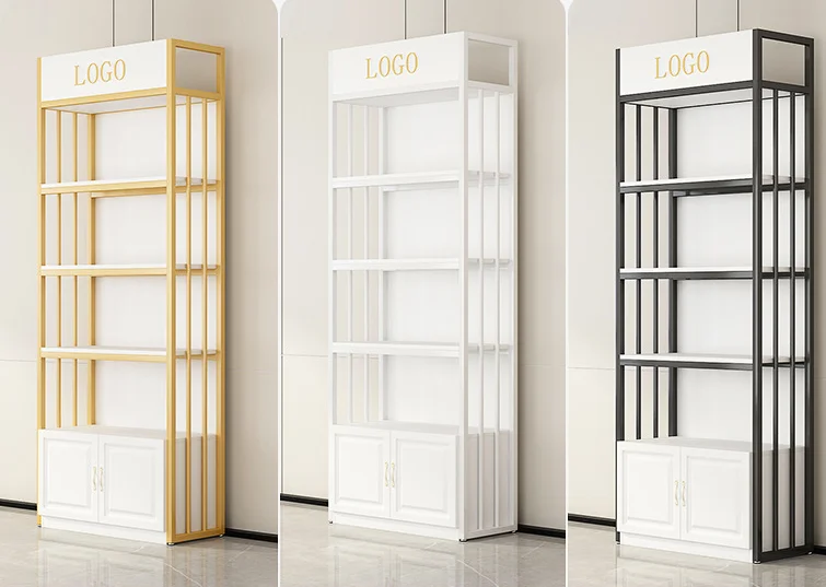 Custom.Multi-Layer Nail Art Storage Cabinet Facial Mask Display Rack for Beauty Salon Cosmetics Shelf Display for Supermarket Sh