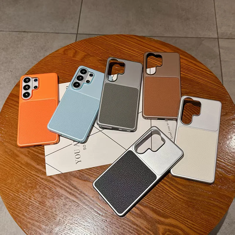 Luxury Leather Anti Drop And Shock-Absorbing Phone Case For Samsung Galaxy S26Ultra S23 S24 S25 Plus FE Protection Function