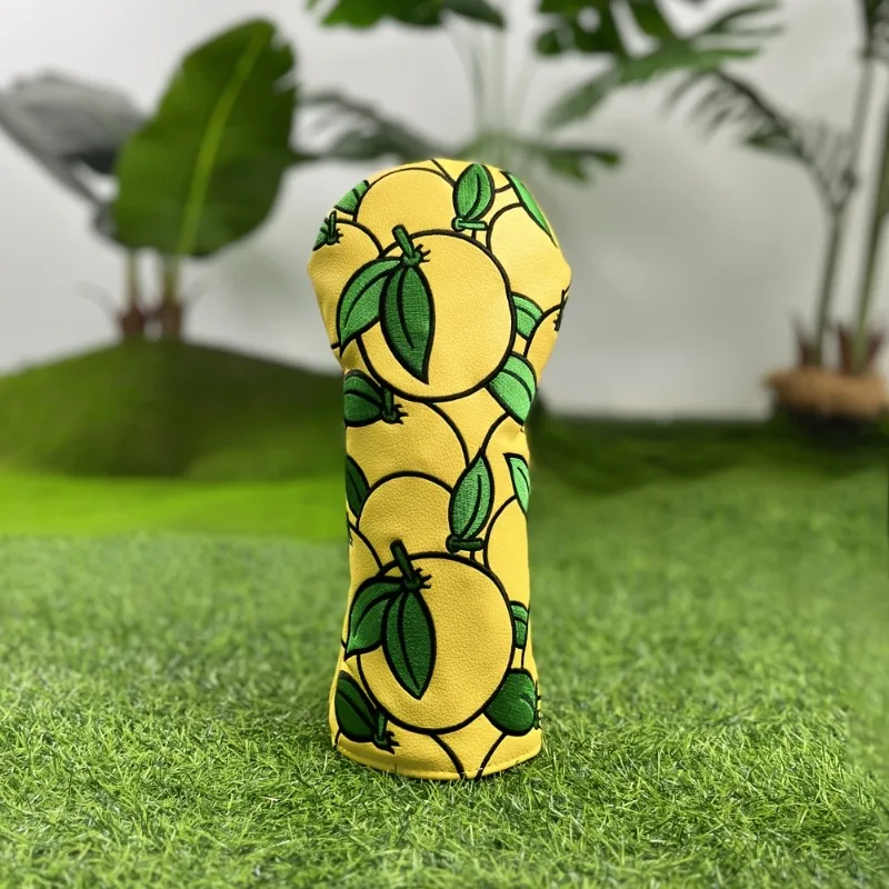Multiple Customized Orange Design Golf Club Head Covers, Dustproof and Durable, Golf Accessories, Providing the Best Protection image 3