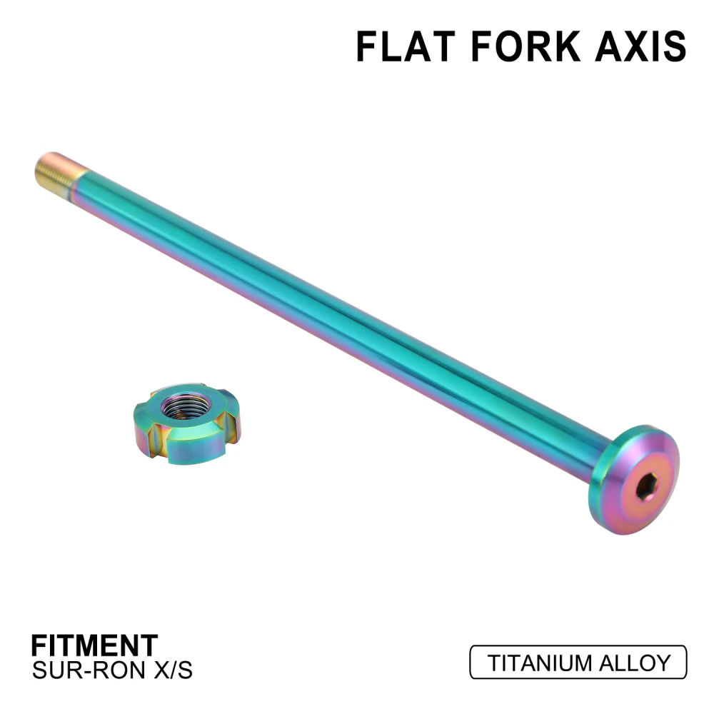 

Flat Fork Axis Front Fork Thru Axle Motorcycle Accessories For Surron Lightbee X S Electric Vehicle Bike Titanium Alloy E-Bike