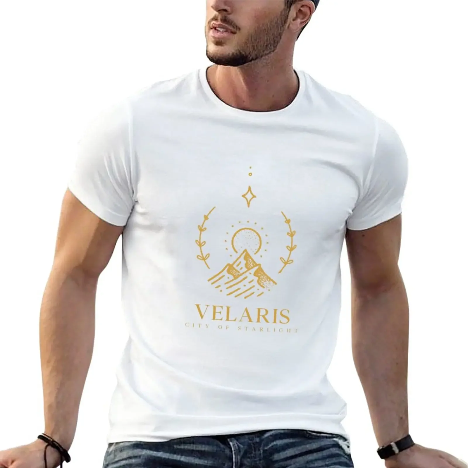 New A court of Thorns and Roses, Velaris Symbol T-Shirt custom t shirt Blouse cute tops sports fan t-shirts mens t shirt graphic