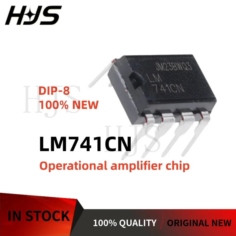 10~100PCS DIP-8 LM741CN LM741 Operational amplifier IC chip Brand New