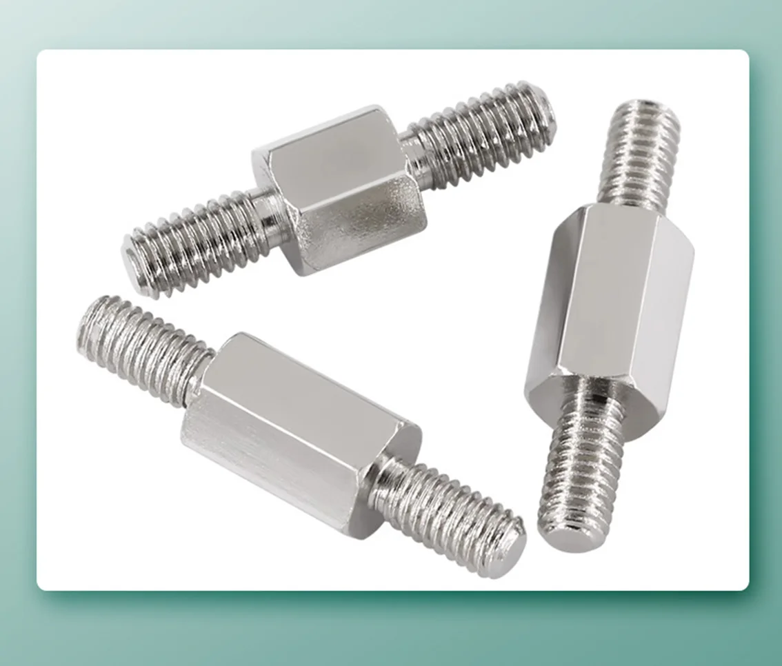 1-5Pcs 304 Stainless Steel Hexagonal Head Bolts Left and Right Conversion Double Head Screws M3 M4 M5 M6 M8 M10 M12 M14 M16