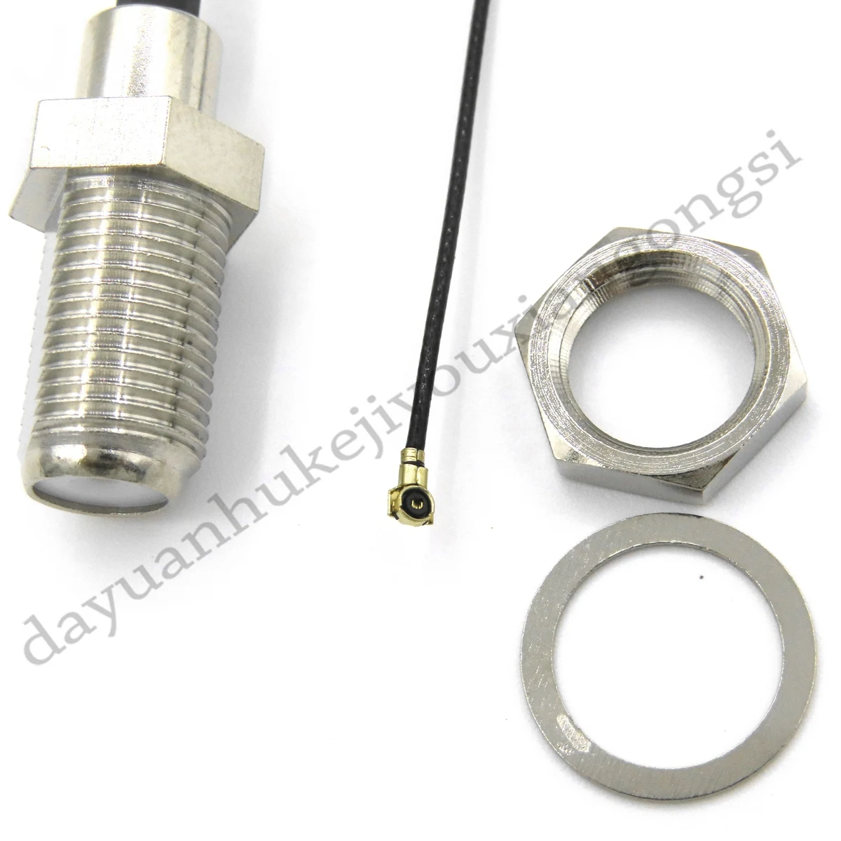 Imagem -04 - Cabo f Conector rf Cabo Coaxial com f Conector Fêmea para Ufl U.fl Ipx Ipex4 20 Pcs 100 Pcs 0.81