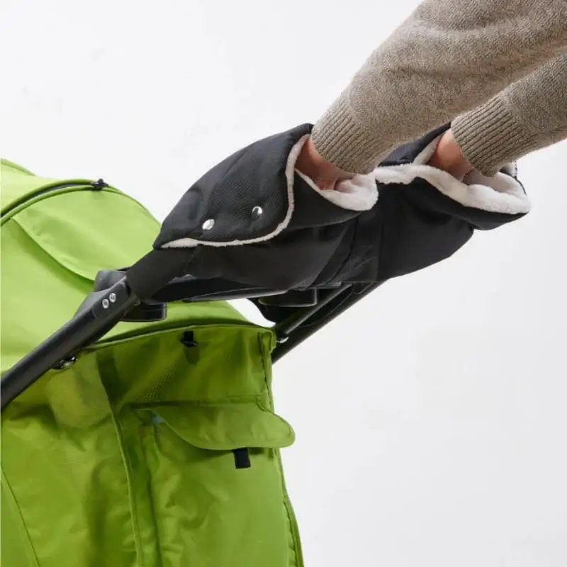 

Warm Baby Stroller Gloves Thick Pram Hand Muff Carriage Pushchair Fleece Cover Cart Accessories