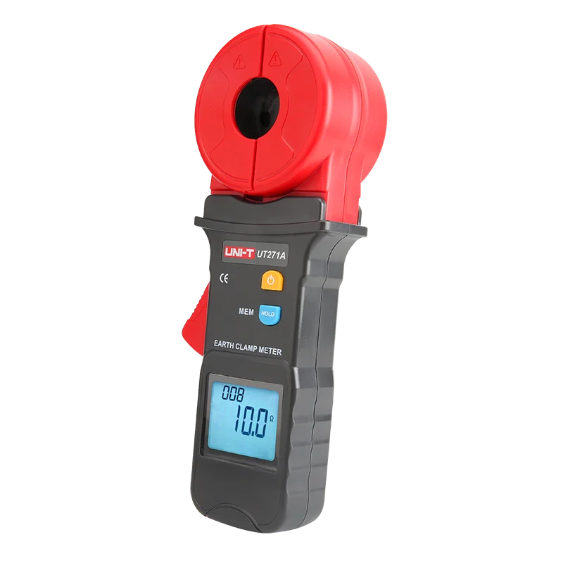 UT271A Clamp Grounding Resistance Tester 0.010 to 300Ω 32mm Clamp 1 Measurement per Second Portable Lab Testing Tool