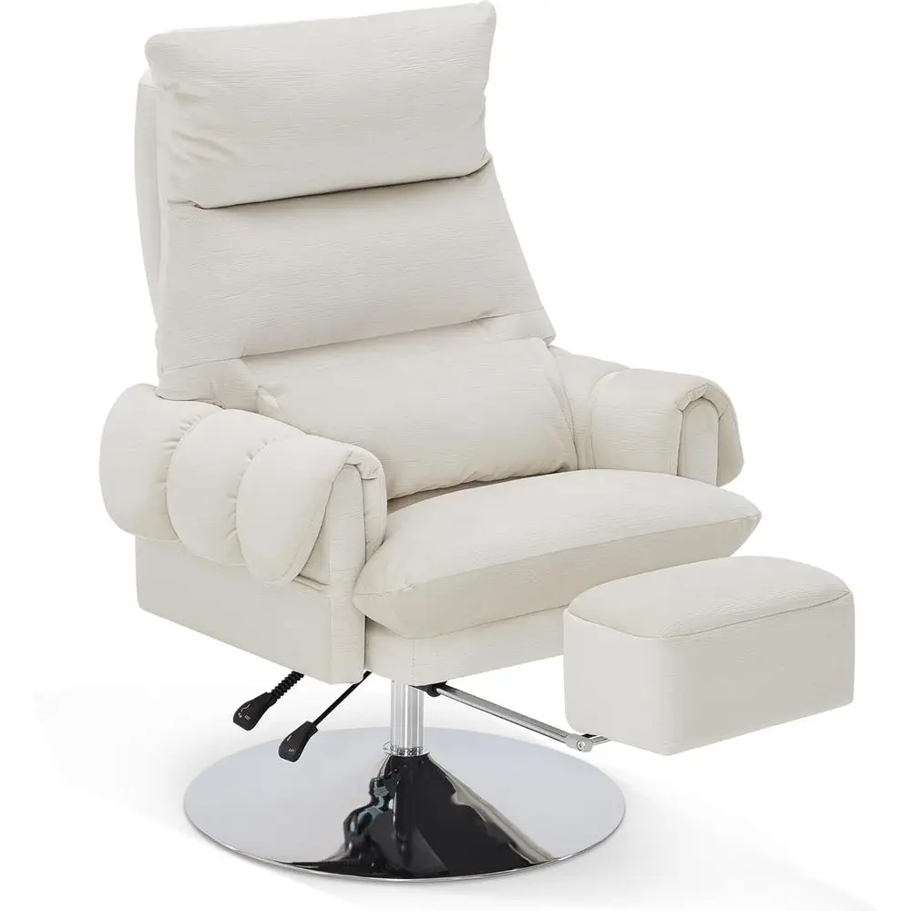 

Роскошное регулируемое по высоте поворотное кресло-реклайнер с поясничной поддержкой для косметологов, массажа, наращивания ресниц и татуировок