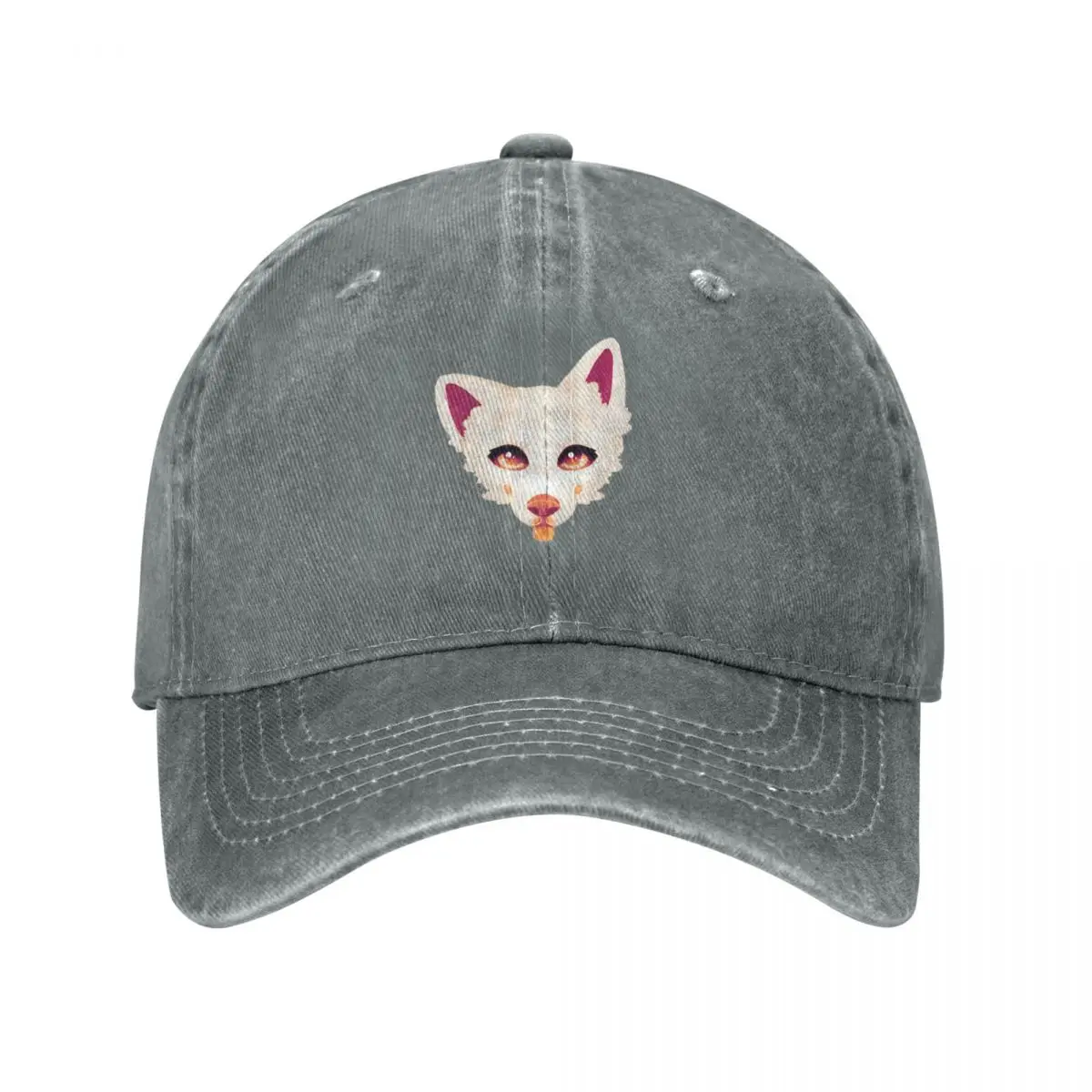 Peach Husky Baseball Cap Hat Beach Trucker Cap For Women Men's