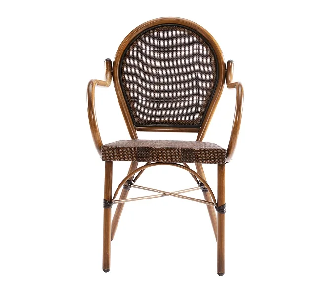 *Modern Outdoor Furniture Cafe bar Chair Stacking Bistro Dining Table Metal Dining Terrace 2020