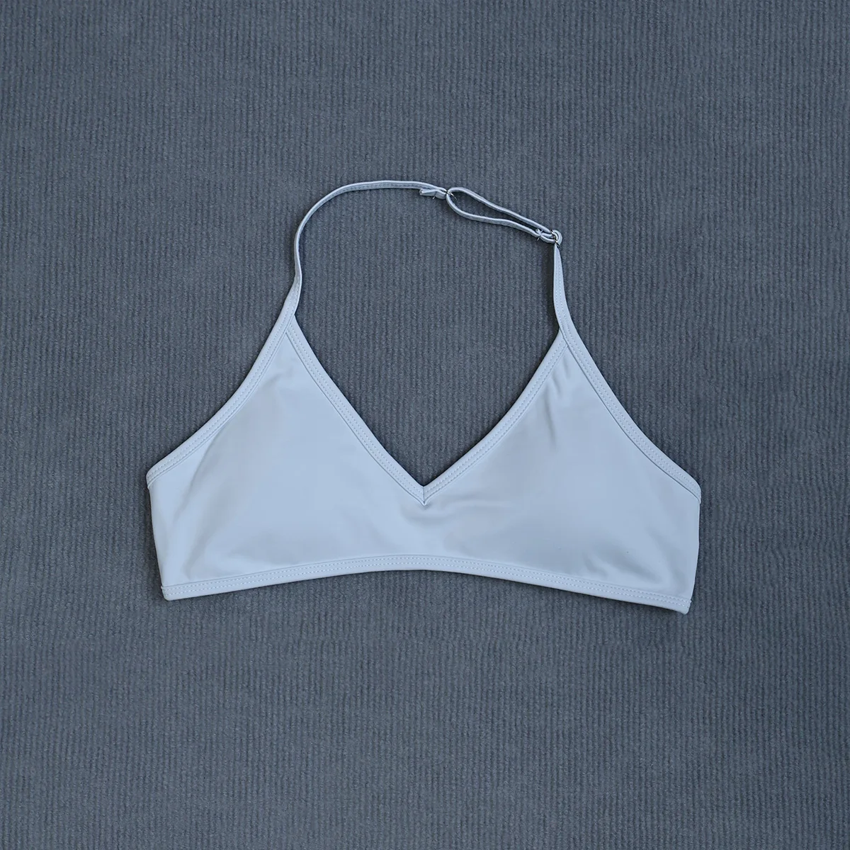 Damen-Sommer-Sport-Yoga-BH mit Neckholder-Ausschnitt, gepolstert, stoßdämpfend, rückenfrei, Crop-Top für Outdoor-Laufen und Fitness – Detail 16