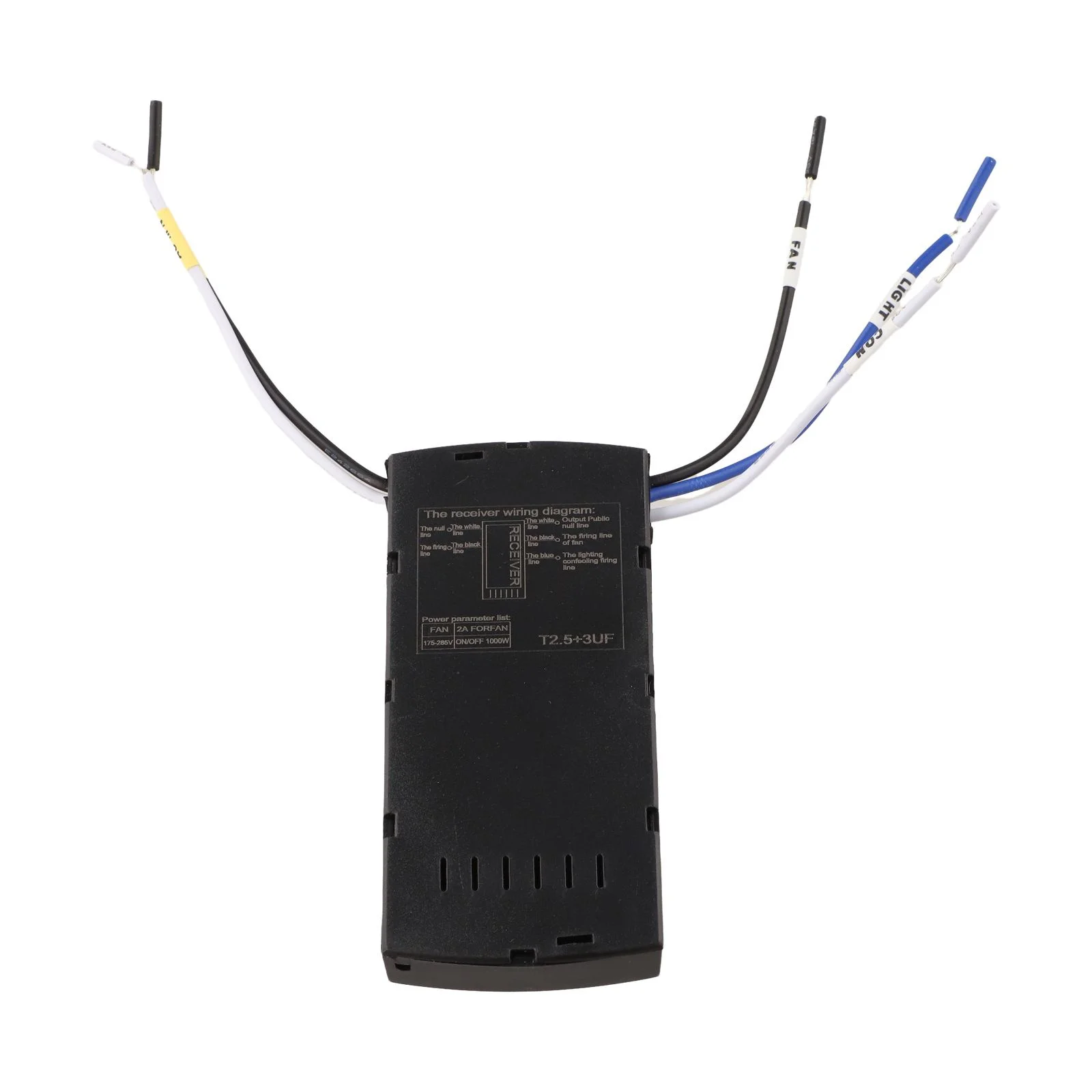 User Friendly Remote Control Kit for DC Ceiling Fans Offering 6 Speeds and Timer Settings for Enhanced Comfort