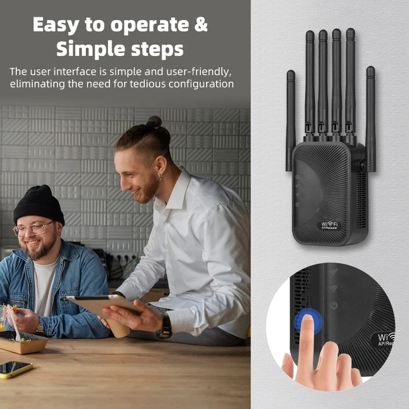 regaton 1200mbps dual band wifi extender, 2.4g+5.8g wireless signal repeater home wifi range booster for indoor coverage regaton 1200mbps dual band wifi extender, 2.4g+5.8g wireless signal repeater home wifi range booster for indoor coverage