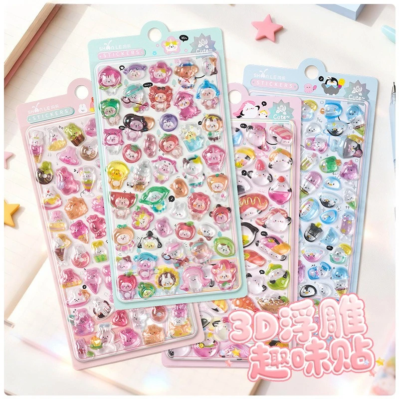 adesivos-3d-solidos-em-relevo-coelhinho-sushi-e-pinguim-fofos-para-decoracao-diy-de-capas-de-celular-e-scrapbooking