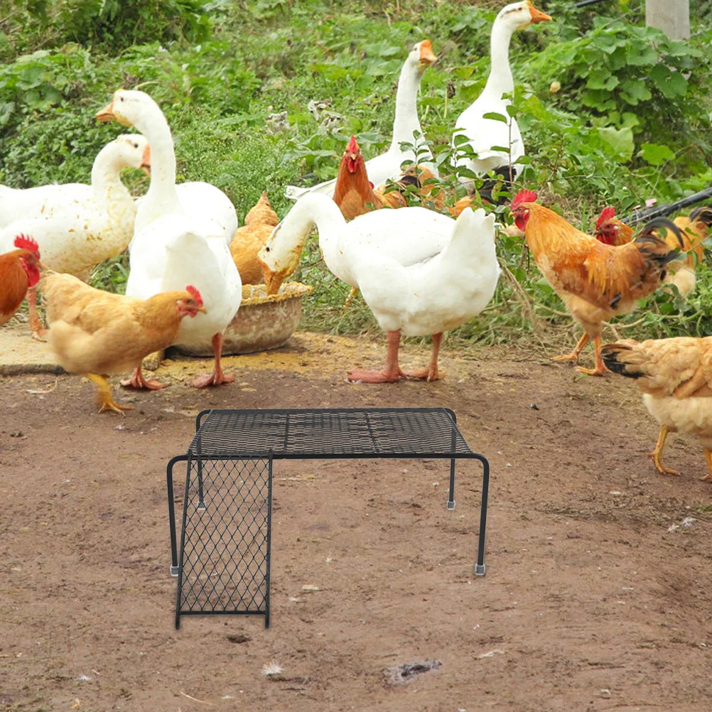 

2Pcs Chicken Platform Rack Ladder Safe Climbing Rest Cage Storage Holder Multi Purpose Coop Supply Chicken Coop Platform