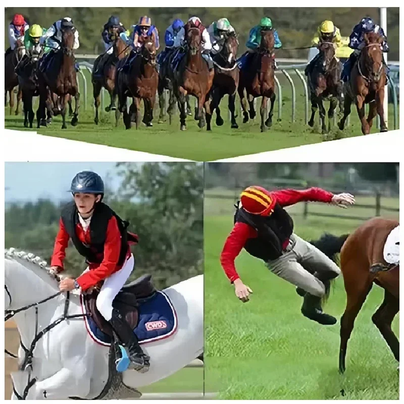 Una armadura inflables de equitación para adultos, equipo equestre, protección seguridad, airbag de equitación,