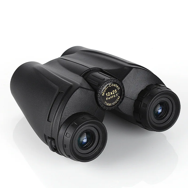 Mini Portable binoculars 10x25 HD binoculars bak4 FMC coated telescope outdoor bird watching hunting travel camping ball game