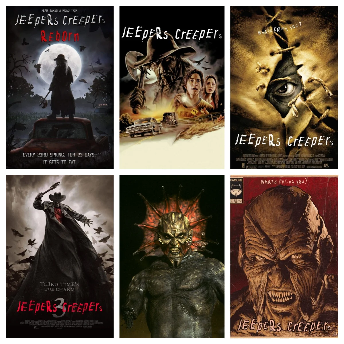 Movie Jeepers Creepers Silk Poster Wall Art Painting