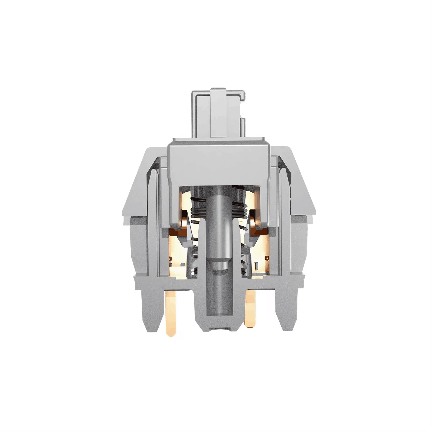 Imagem -04 - Gateron-interruptor Smoothie Prata Pin 45g Linear Pom Housing Stem Gateron Rgb Smd Faça Você Mesmo Teclado Mecânico Hot Swap mx Switches