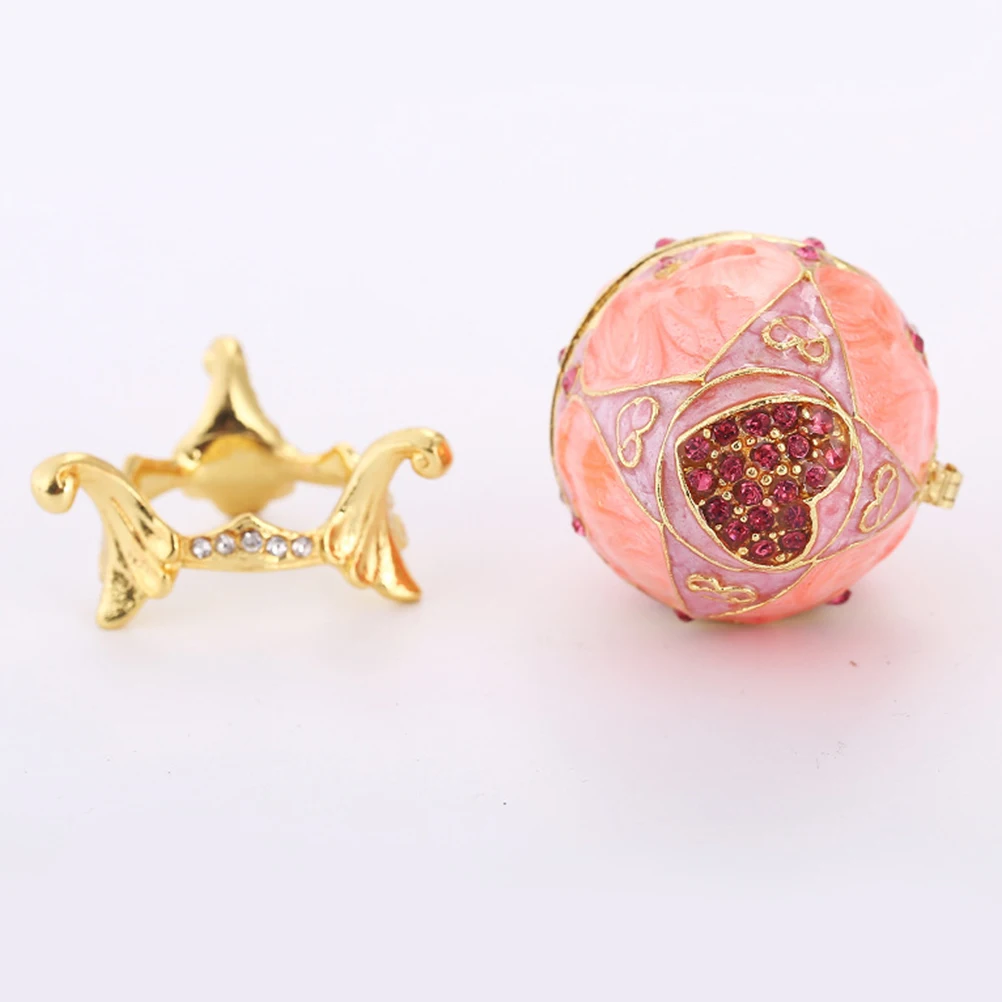 

Jewelry Box Necklace ganizer Metal Crafts Desktop Decoration Storage Case for Women Girls Ideal Gift Birthday Valentine Wedding