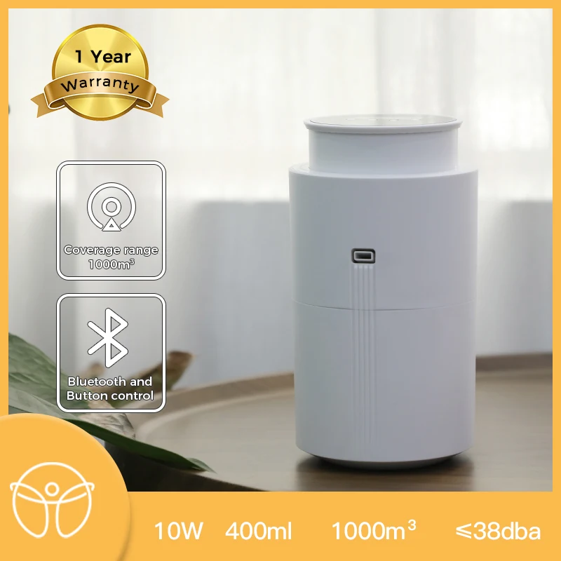 

2025 New 1000m³ Aroma Diffuser Bluetooth APP Home Fragrance Perfume 400Ml Capacity Essential Oils Flavoring Smell Distributor