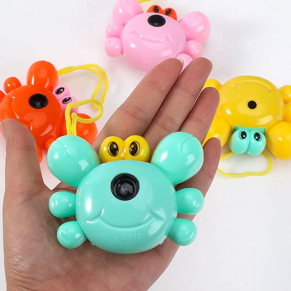 

6Pcs Kid Projection Camera Crab Shaped Child Educational Lightweight Projector Set Children Fun Learning Gift Projector Play