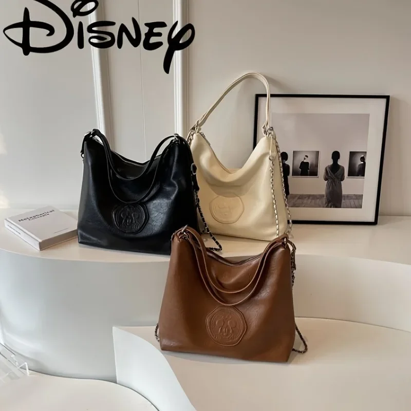 

Disney Mickey Mouse Large-capacity Handbag Fashion Crossbody Bag Women Convenient Daily Travel Satchel Young Girl Messenger Bag