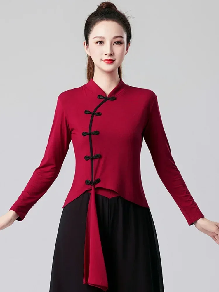 Mesh Linie Tanz Kleidung Weiblichen Anzug Frauen Latin Quasten Tops Elegante Erwachsene Kostüm Hanfu Party Jazz Krawatte Moderne Stil Hosen