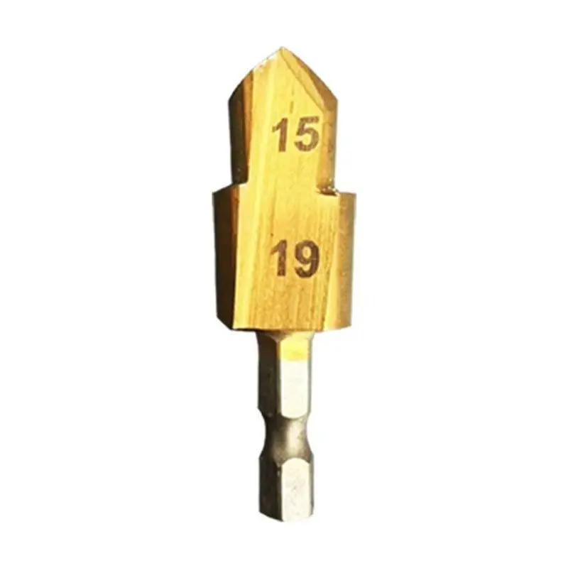 A53Q-2X New Upgraded PPR Lifting Drill Bits, Water Pipe Hole Expander, 4/6 Water Pipe Hole Puncher, Hole Expansion Tool