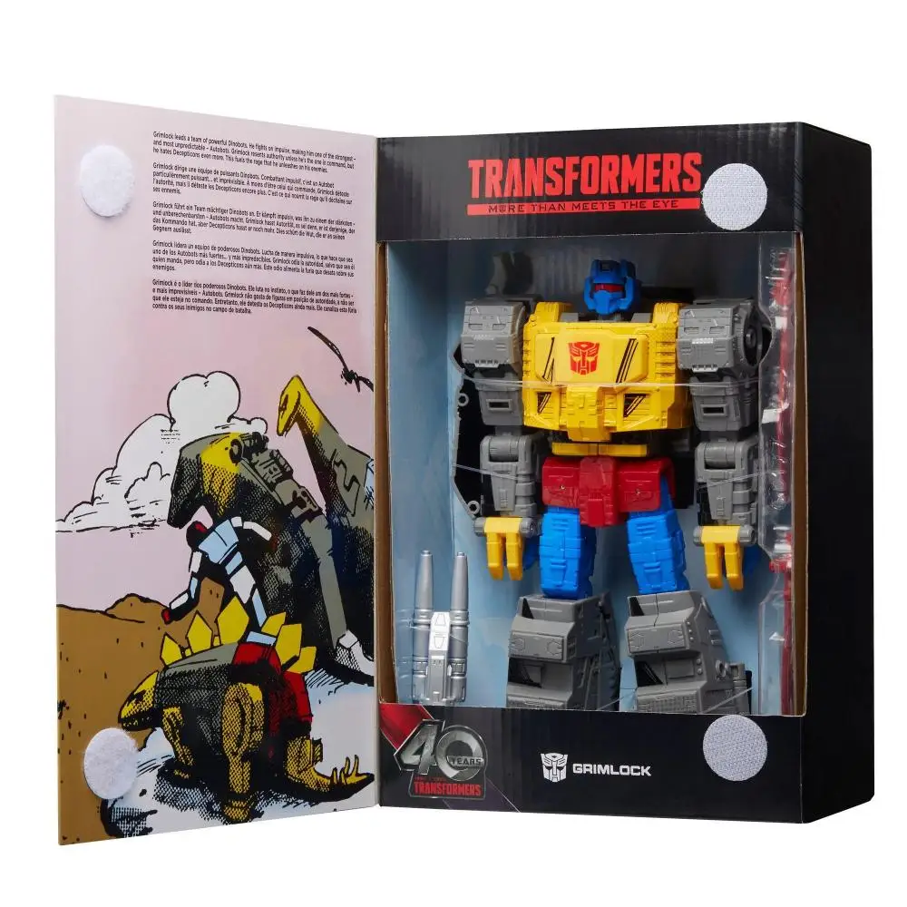 TAKARA TOMY Transformers 40th Anniversary Generations Comic Edition Grimlock G1 7,5-Zoll-Actionfigur als Geschenk