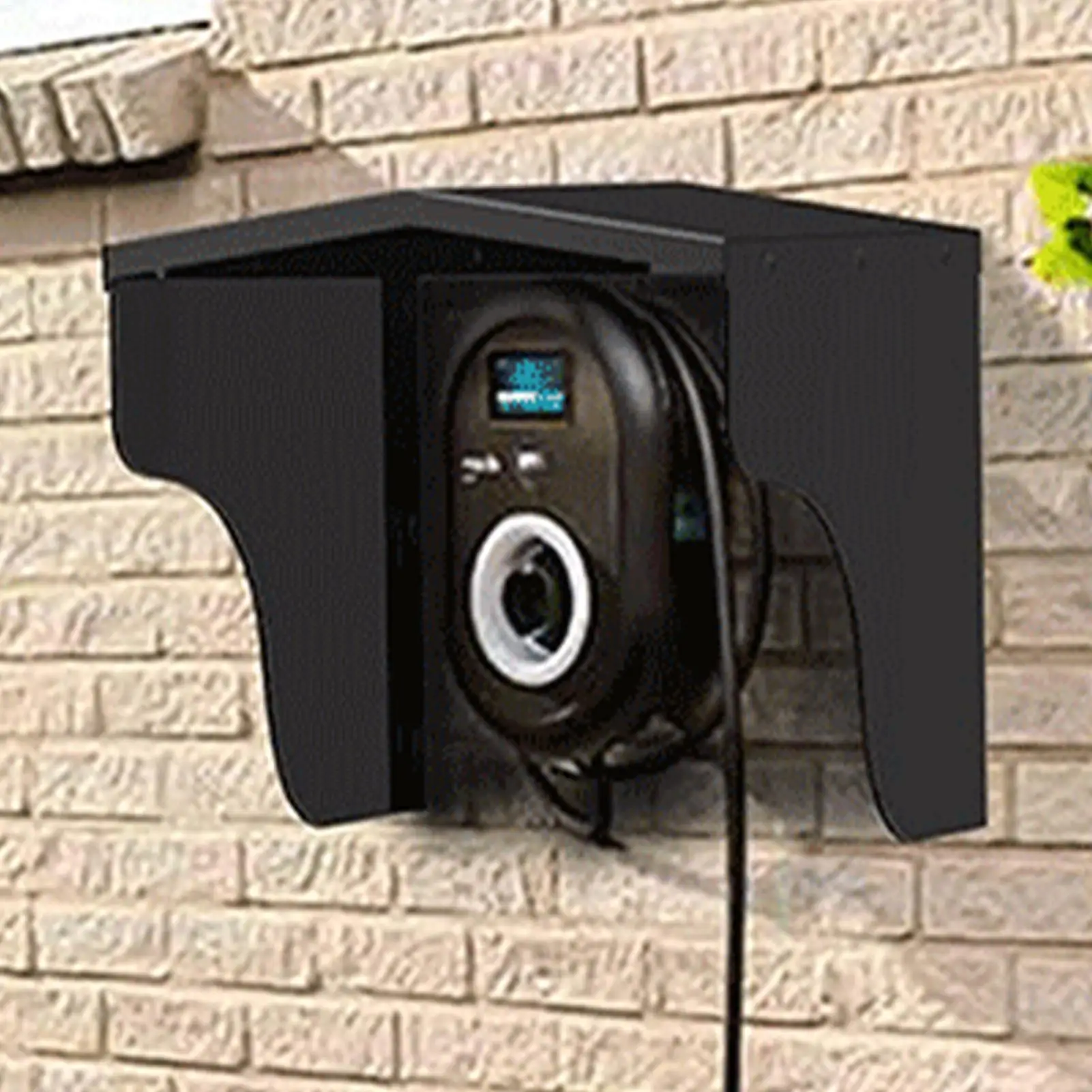 Charging Pile Rain Cover Socket Plate Protective Case Wall Mount Charging Pile Protective Roof Kit Electrical Outlet Cover