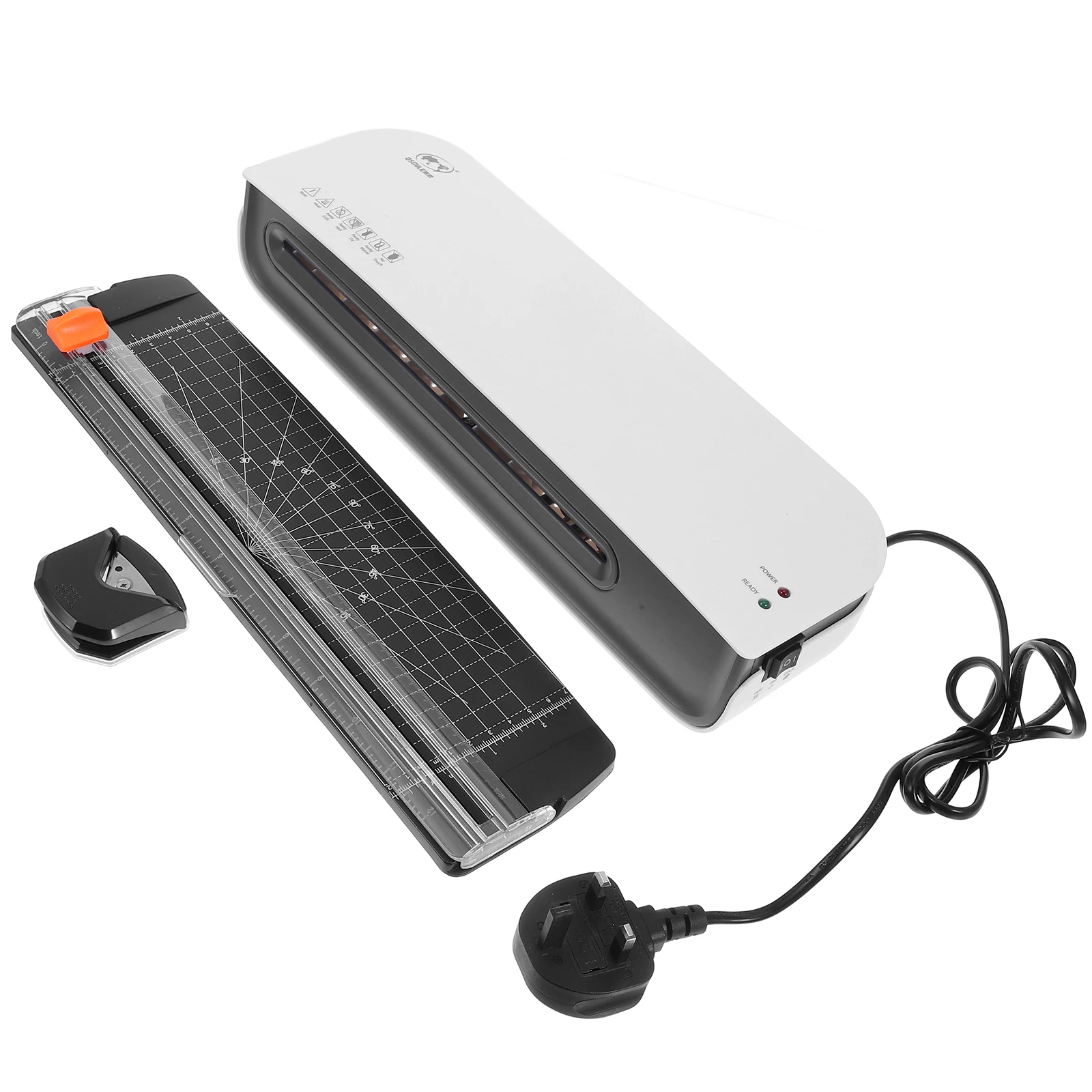 

Photo Laminating Machine Fiberglass Roller Laminator for Crafts Cards Certificates Plastic Thermal Office