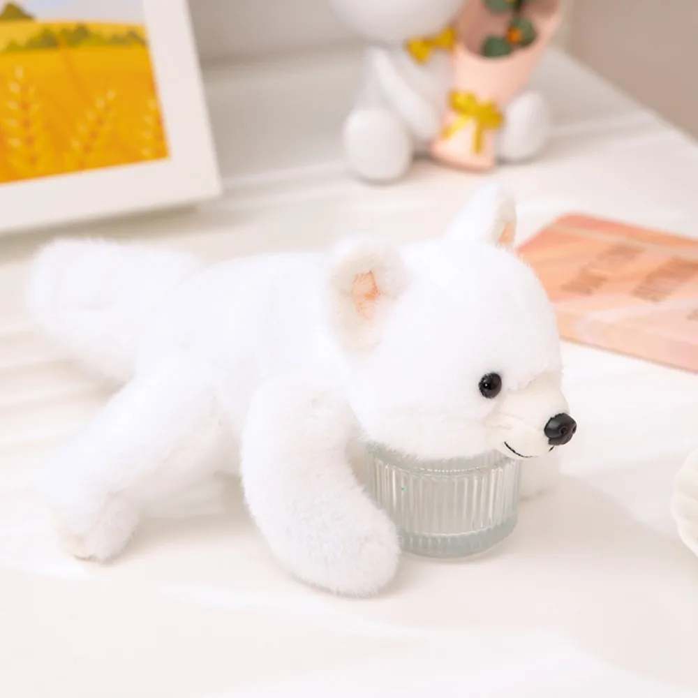 Comforting Sloth Husky Lying Animal Table Ornament Soft Pillow Raccoon Bear Pig Panda 18cm Stuffed Animal