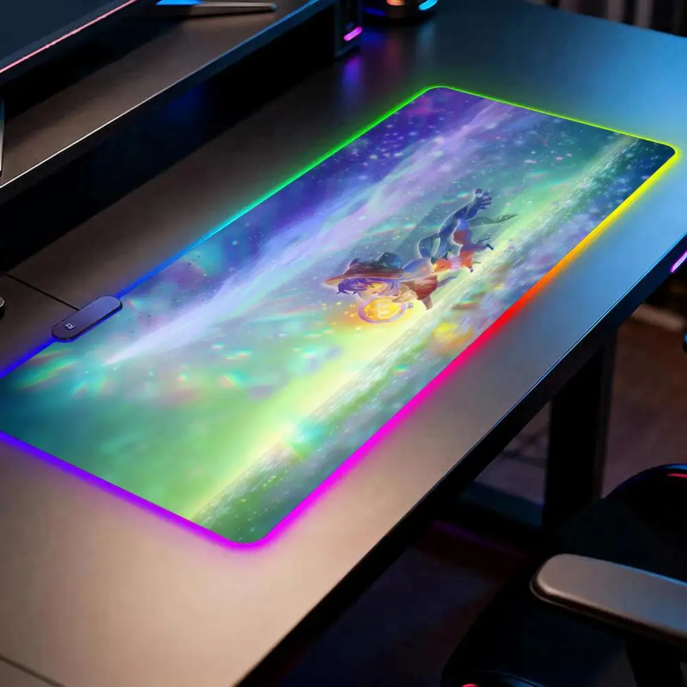 

Game Niko Oneshot Mouse Pad RGB Gaming Mouse Pad Desk Mat HD Gamer Large LED Light XXL MousePads