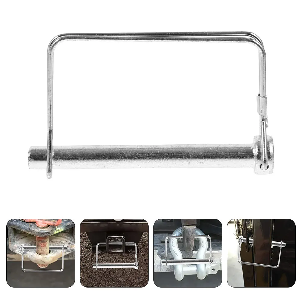 

6Pcs Trailer Coupler Safety Pin Locking Hitch Pin Easy Install Tow Trailer Gate Hardware Secure Clip Coupler Pins